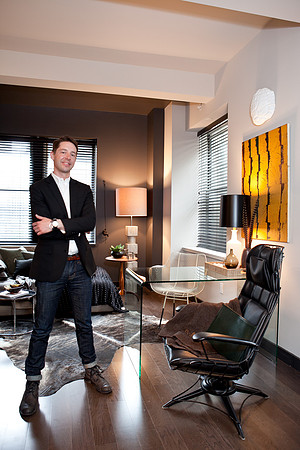 Kevin Dumais / Dumais Interior Designhttp://www.apartmenttherapy.com/kevins-cool-collected-studio-cocktail-house-tour-172466