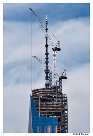 Freedom Tower topped off  at 1776 feet tall.